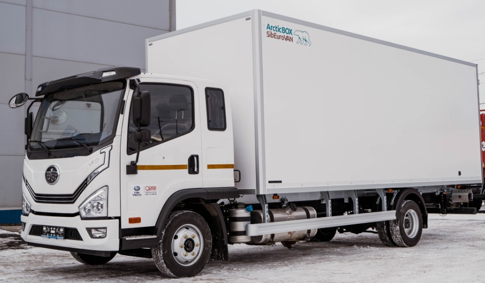 Изотермический фургон Премиум 7500х2600х2500  на базе шасси FAW Tiger 6G  фото